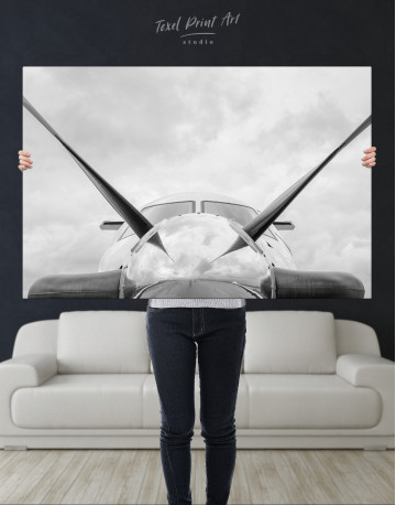 Close up Airplane Canvas Wall Art - image 9