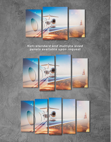 Flying Airplane Canvas Wall Art - image 7