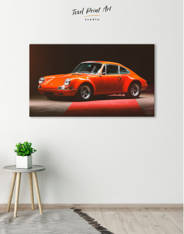 Red Porsche 911 Canvas Wall Art - image 4