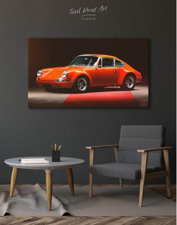 Red Porsche 911 Canvas Wall Art - image 7