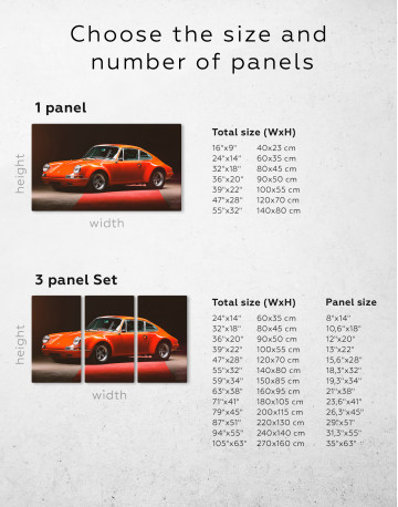 Red Porsche 911 Canvas Wall Art - image 8