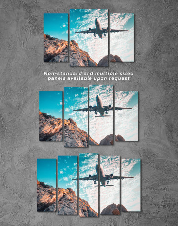 Flying Airplane Canvas Wall Art - image 6