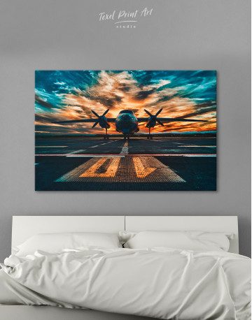Airplane Canvas Wall Art