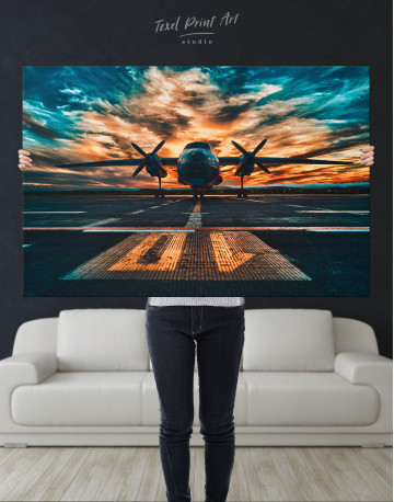Airplane Canvas Wall Art - image 1