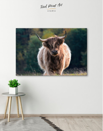 Highland Cow Canvas Wall Art - image 6