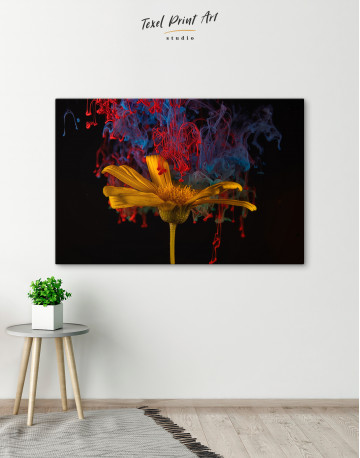 Flower abstract Canvas Wall Art - image 4
