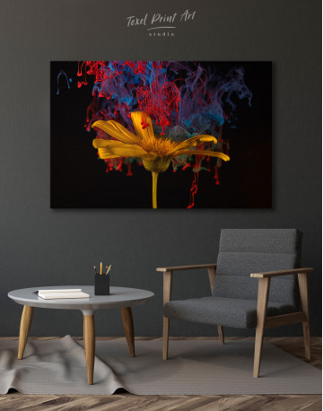 Flower abstract Canvas Wall Art - image 7