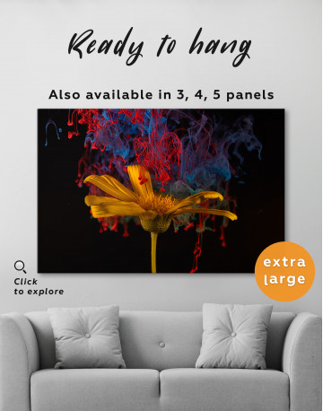 Flower abstract Canvas Wall Art - image 6
