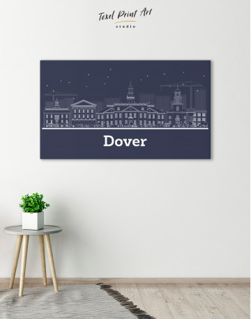 Dover Abstract Skyline Canvas Wall Art - image 4