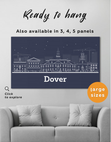 Dover Abstract Skyline Canvas Wall Art - image 6