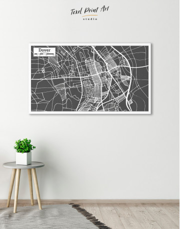 Dover City Map Canvas Wall Art - image 4