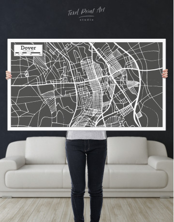 Dover City Map Canvas Wall Art - image 8