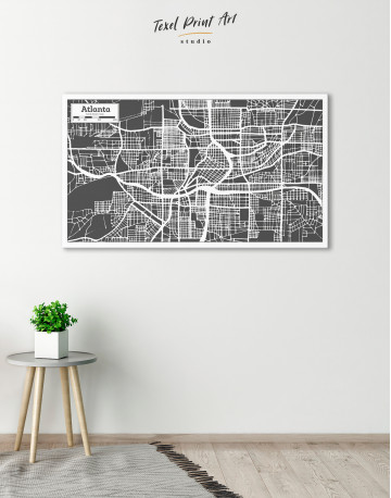 Atlanta City Map Canvas Wall Art - image 5