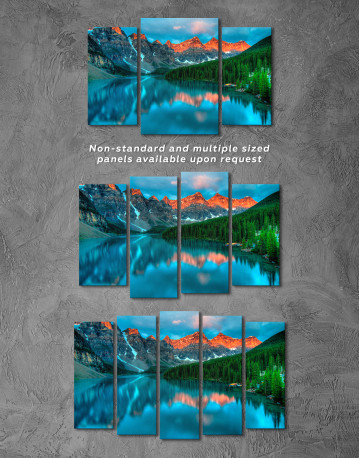 Beautiful Nature Landscape Scenery Lake Canvas Wall Art - image 4