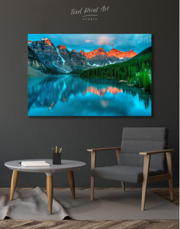 Beautiful Nature Landscape Scenery Lake Canvas Wall Art - image 3