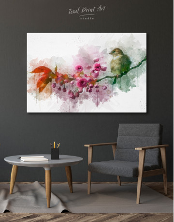 Branch Blossom Painting Canvas Wall Art - image 3