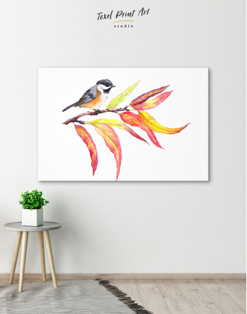Watercolor Bird Canvas Wall Art - image 5