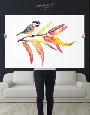 Watercolor Bird Canvas Wall Art - image 9