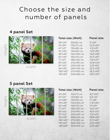 Red Panda Canvas Wall Art - image 1
