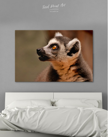 Lemur Canvas Wall Art