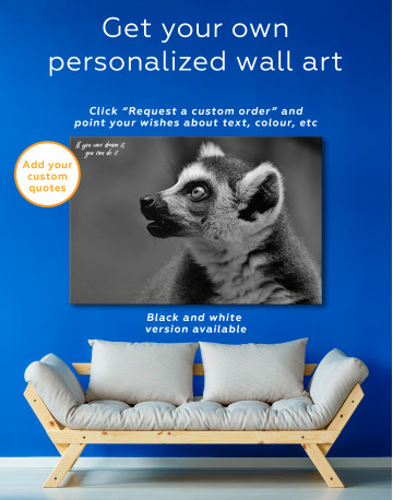 Lemur Canvas Wall Art - image 6
