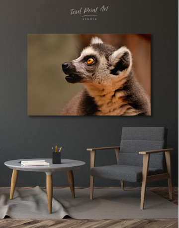 Lemur Canvas Wall Art - image 2