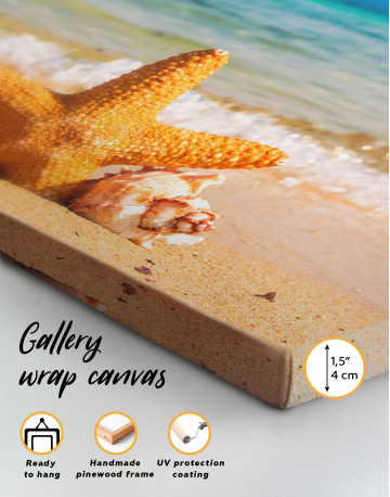 Starfishes on Beach Canvas Wall Art - image 7