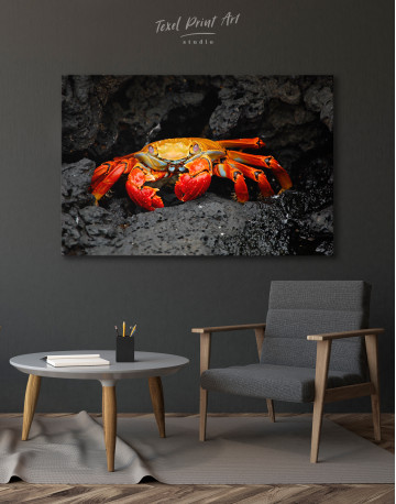 Red Rock Crab Canvas Wall Art - image 3
