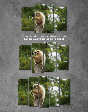 Gibbon Photo Canvas Wall Art - image 4