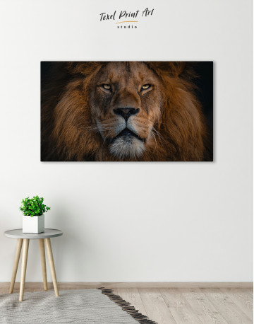 Lion Portrait Canvas Wall Art - image 6