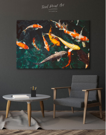 Koi Fish Canvas Wall Art - image 3