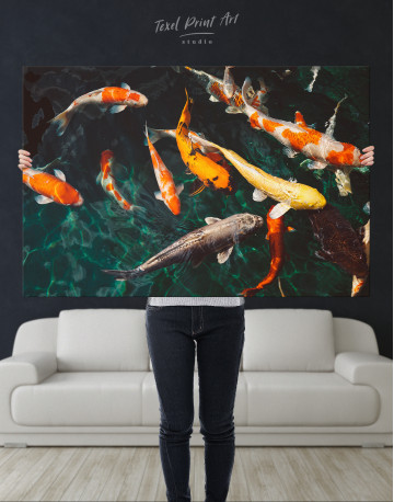 Koi Fish Canvas Wall Art - image 9