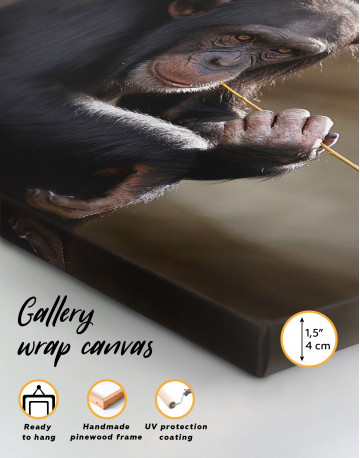 Chimpanzee Photo Canvas Wall Art - image 7