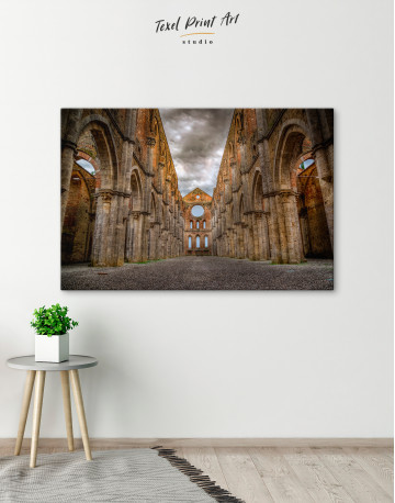 Abbey of San Galgano Canvas Wall Art - image 5