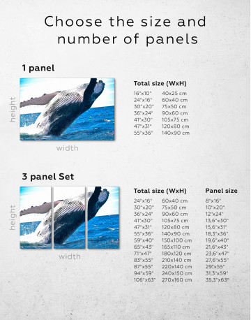 Jumping Whale Canvas Wall Art - image 8