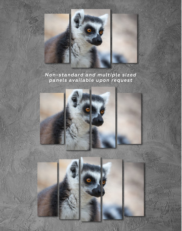 Lemur Photo Canvas Wall Art - image 4