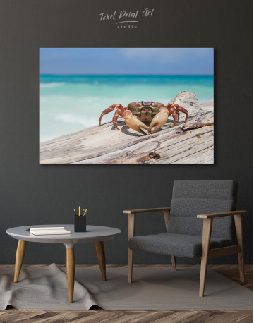 Christmas Island Red Crab Canvas Wall Art - image 3