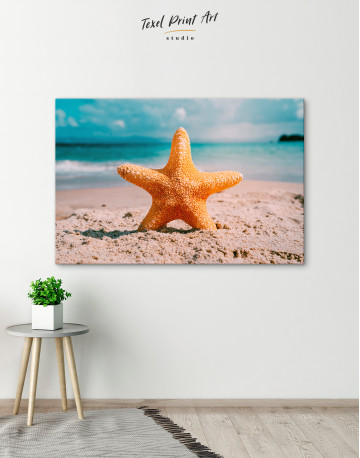 Starfish on Beach Canvas Wall Art - image 4