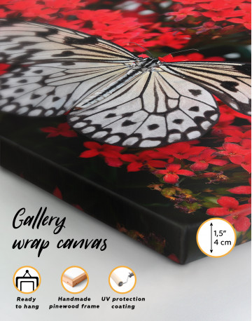 Butterfly on Flower Canvas Wall Art - image 7