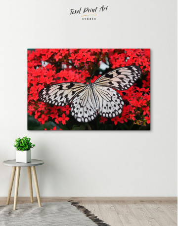 Butterfly on Flower Canvas Wall Art - image 5