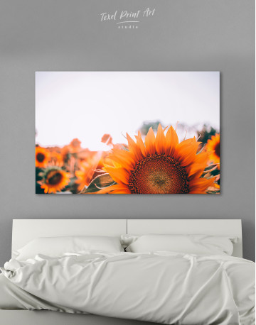 Sunflower Filed Canvas Wall Art