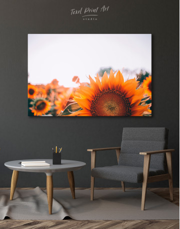 Sunflower Filed Canvas Wall Art - image 3