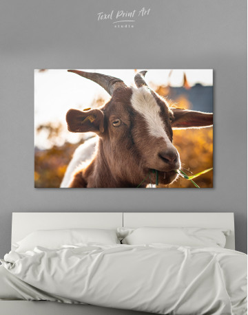 Farm Goat Canvas Wall Art - image 3