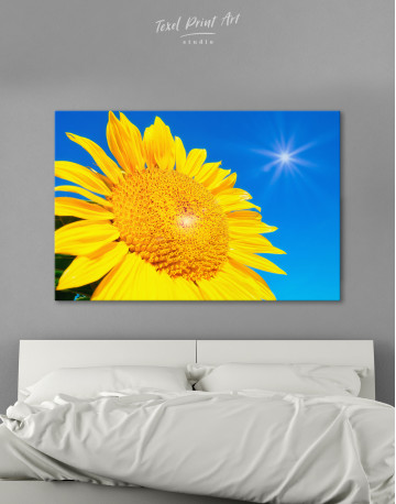 Shining Sunflower Canvas Wall Art - image 3