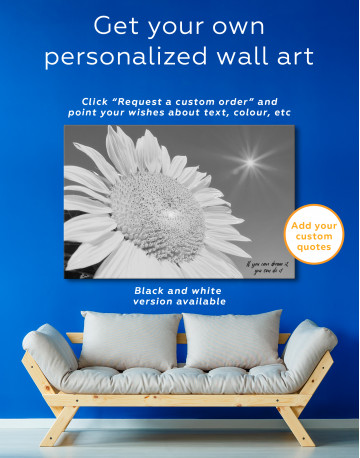 Shining Sunflower Canvas Wall Art - image 5