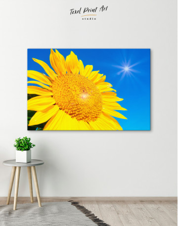 Shining Sunflower Canvas Wall Art - image 9