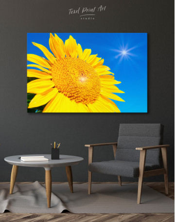 Shining Sunflower Canvas Wall Art - image 8