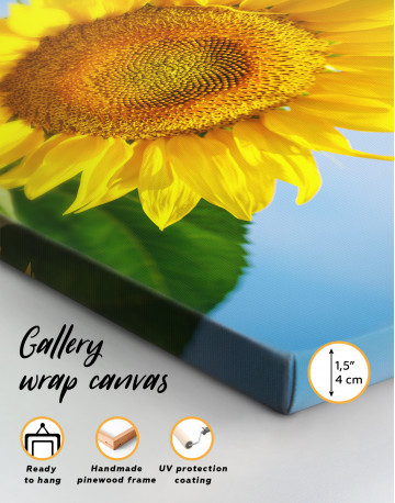 Sunflower in the Sky Canvas Wall Art - image 4