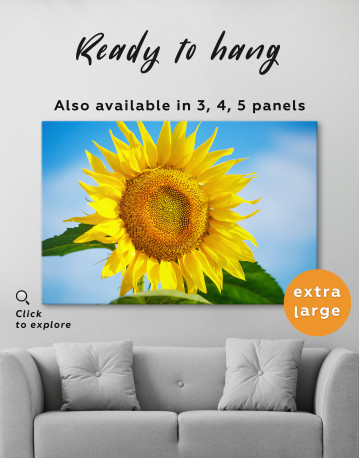 Sunflower in the Sky Canvas Wall Art