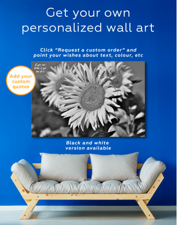 Sunflower View Canvas Wall Art - image 4